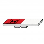 Kippmagnete-Satz (30+4 Stück) für 1 Lehrperson 30 Wochenstunden, mit Symbol, 30x10 mm 